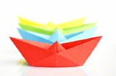 Бумажные кораблики - китайское оригами